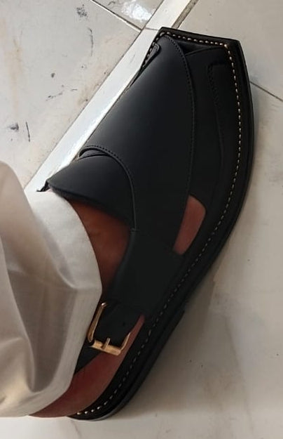 Peshawar Zalmi Leather Chappals Handmade