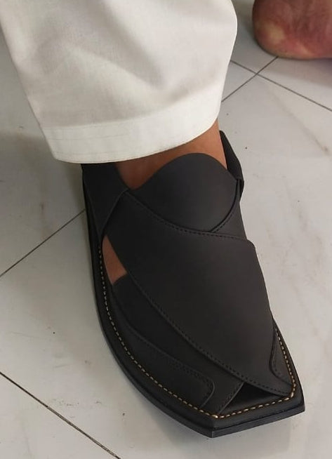 Peshawar Zalmi Leather Chappals Handmade