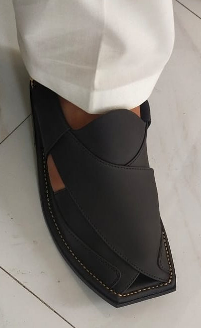 Peshawar Zalmi Leather Chappals Handmade